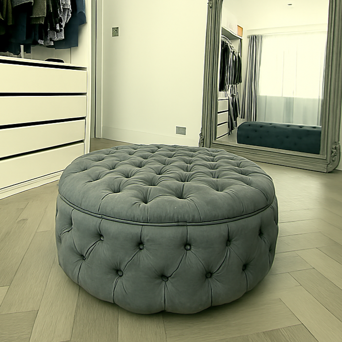 Chesterfield Footstool With Storage