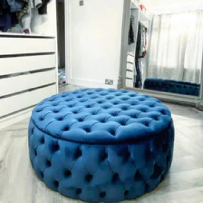 Chesterfield Footstool With Storage