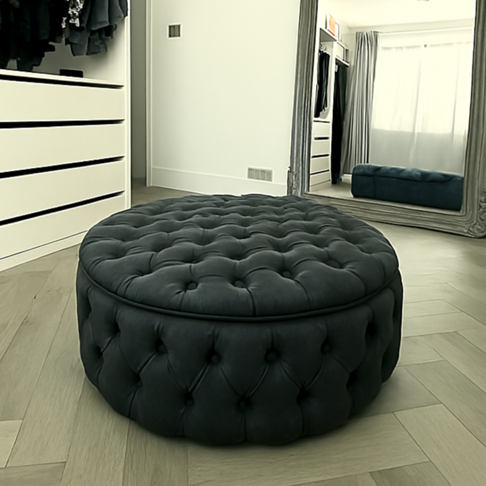 Chesterfield Footstool With Storage