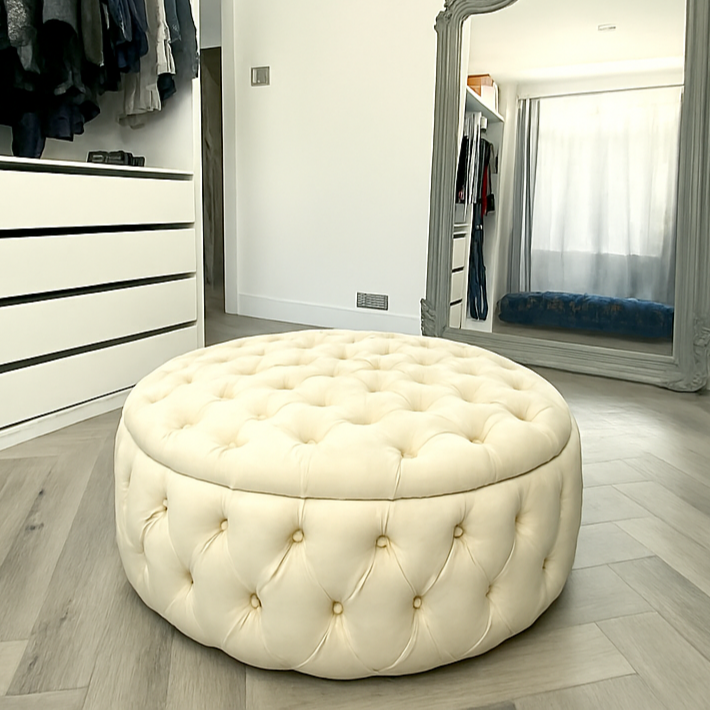 Chesterfield Footstool With Storage