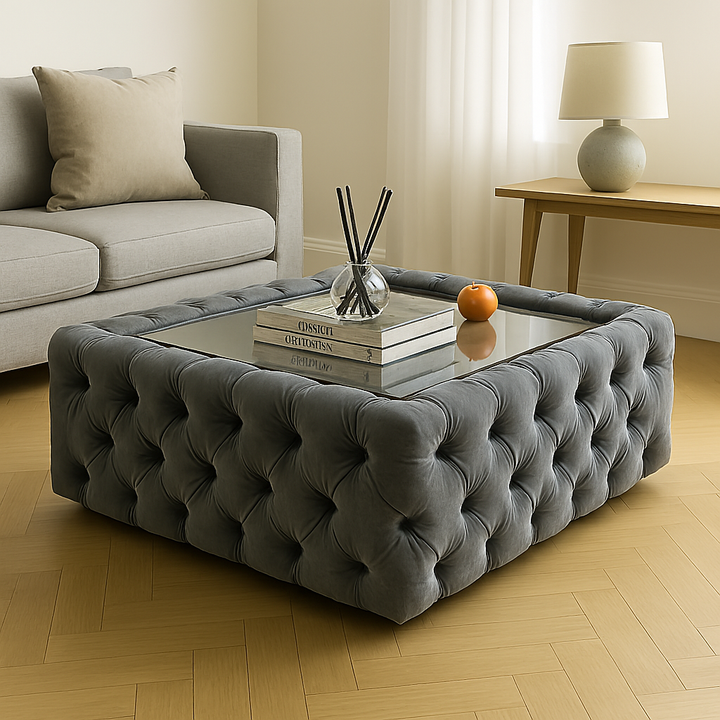 Designer Chesterfield Footstool