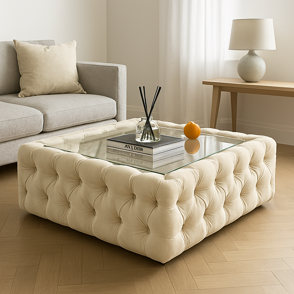 Designer Chesterfield Footstool