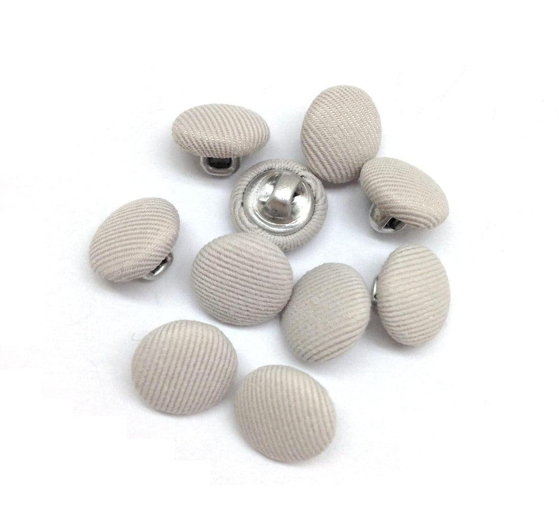 Fabric Button & Diamante