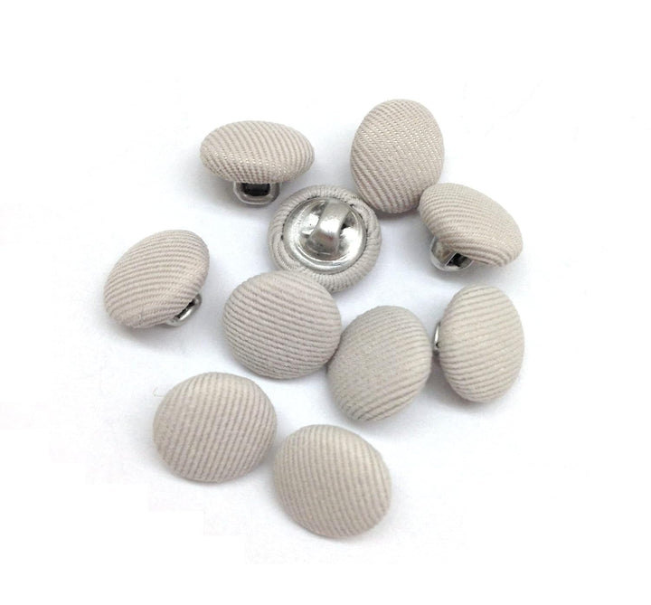 Fabric Button & Diamante