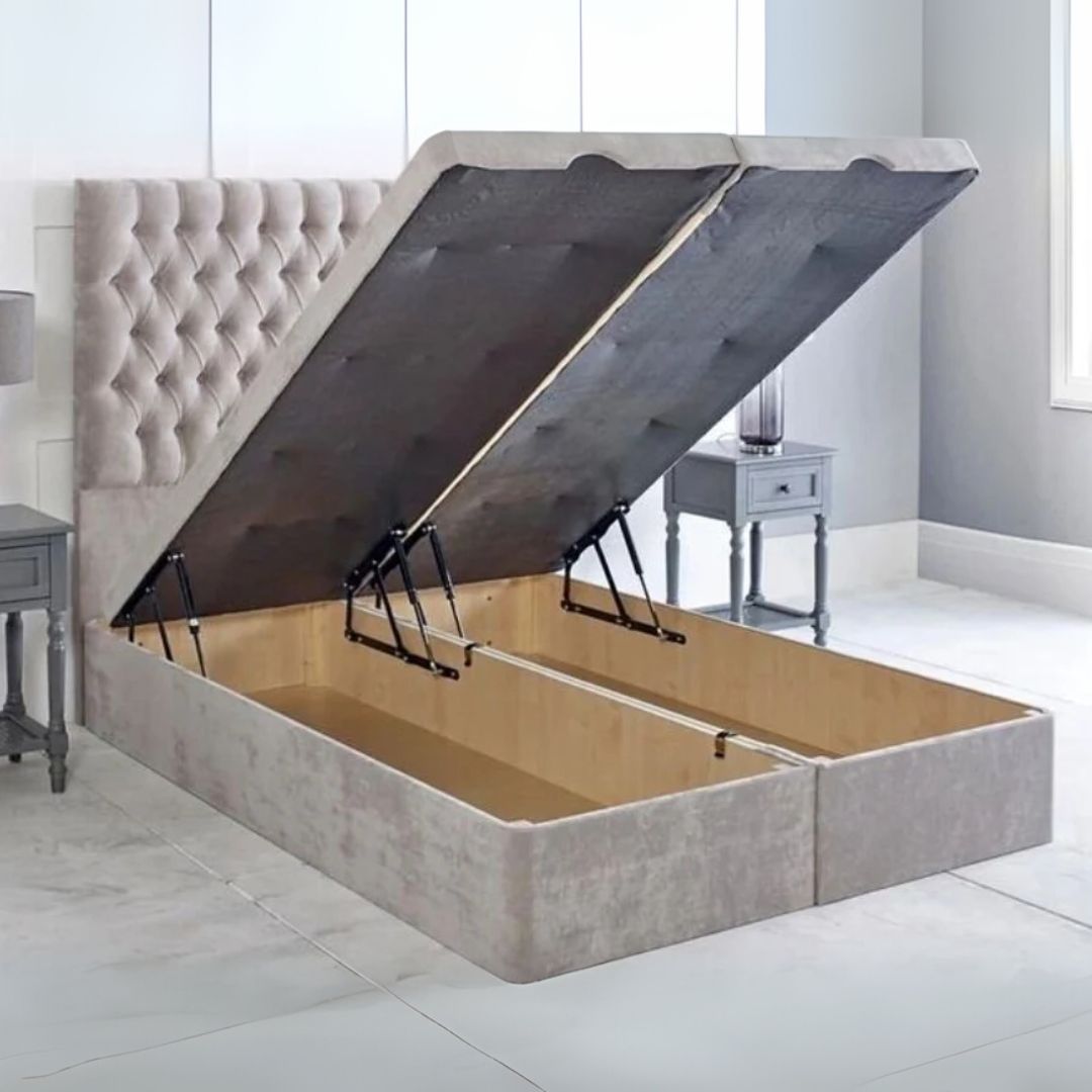 Beige Opulence Divan Bed