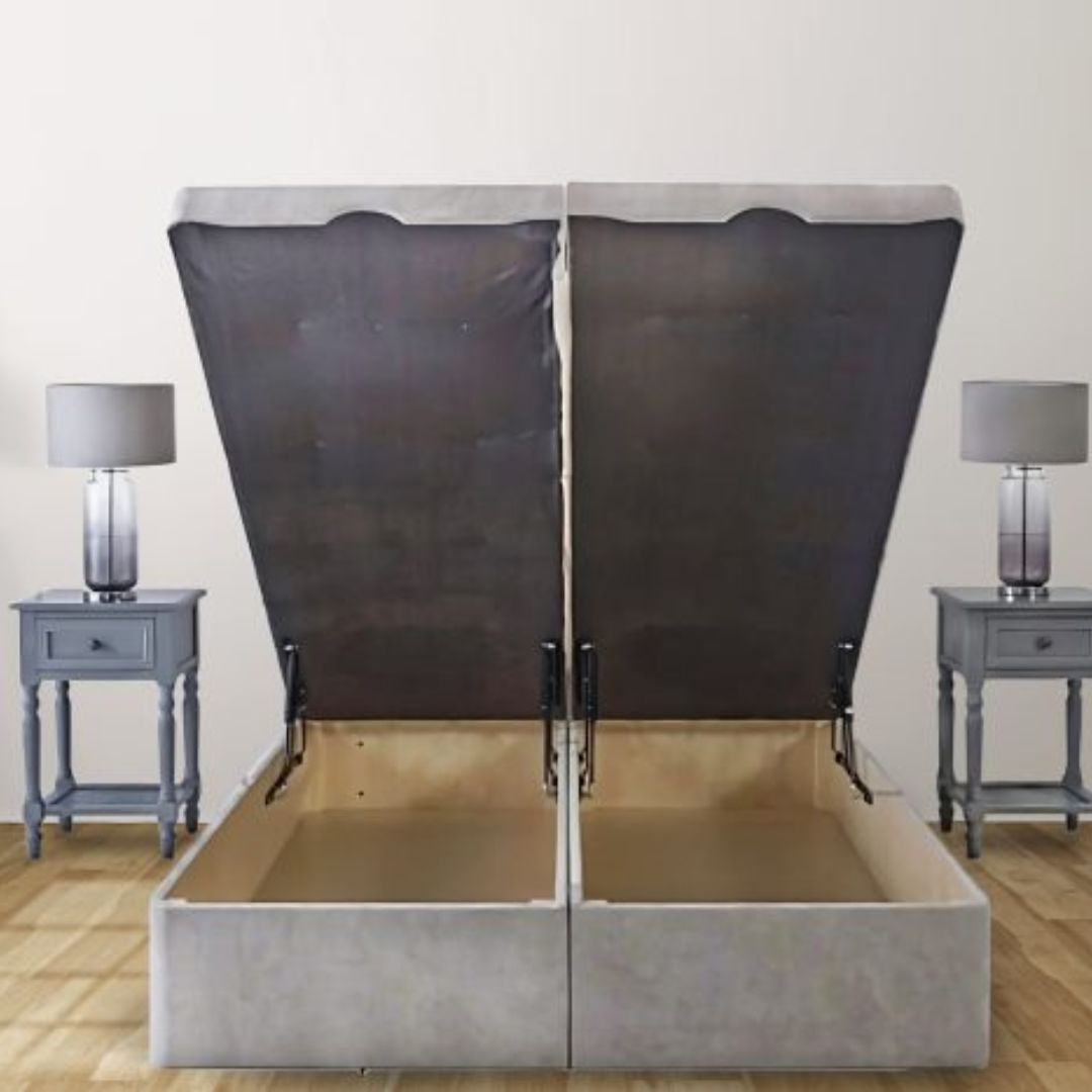 Beige Opulence Divan Bed With Storage