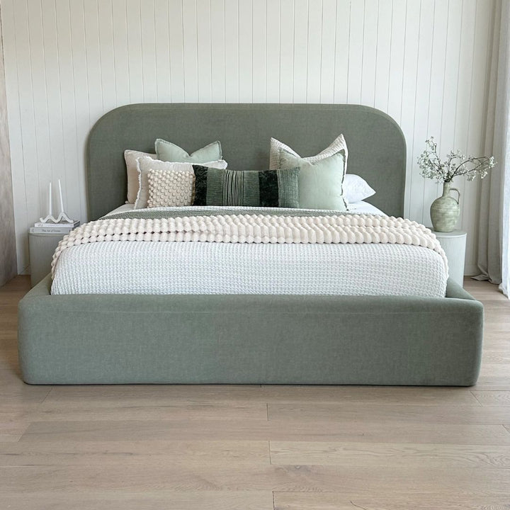 Double Bed and Frame - Luxury Teddy Fleece Bed Frame