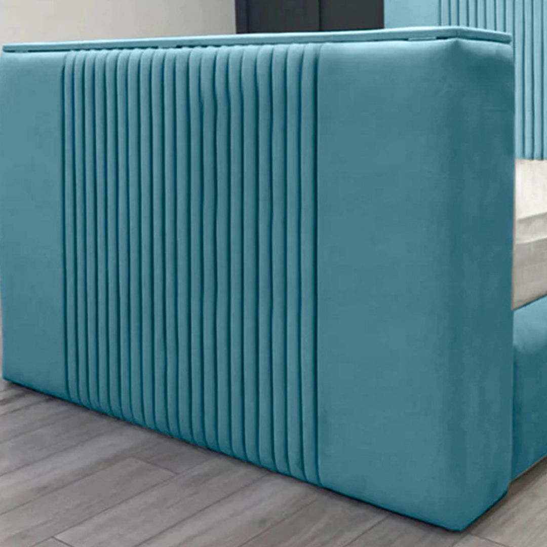 Smart TV bed frame for small rooms4