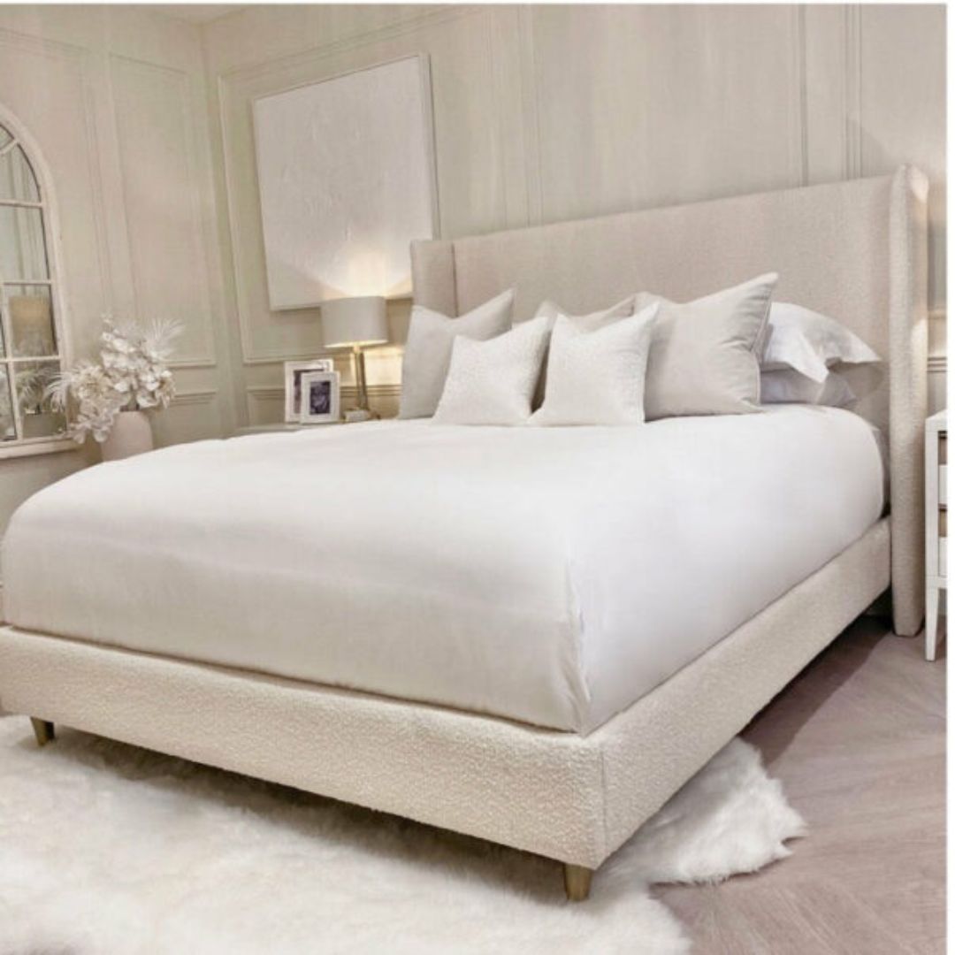 Wingback Ottoman Storage Bed Frame4